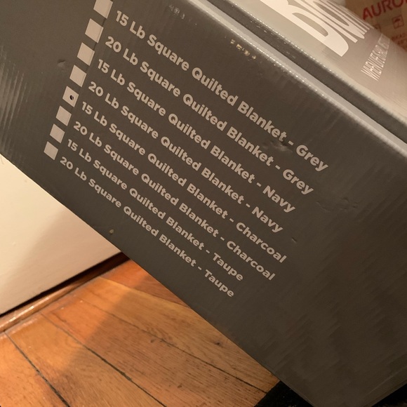 BlanQuil Weighted Blanket - 15lb Charcoal - Picture 4 of 5